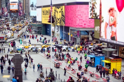 ILLUSTRATION - New York - Manhattan - Times Square - 5 fevrier 2016