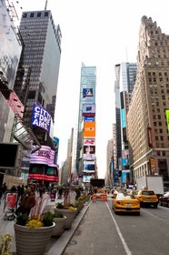 ILLUSTRATION - New York - Manhattan - Times Square - 5 fevrier 2016