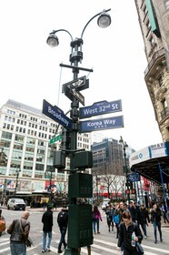 ILLUSTRATION - New York - Manhattan - Times Square - 5 fevrier 2016